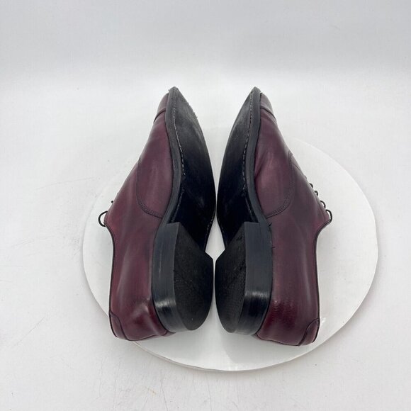 Allen Edmonds Park Avenue Men Size 9.5B Brown Leather Cap Toe Oxford Dress Shoes - Picture 7 of 14